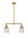 Franklin Restoration LED Island Pendant in Satin Gold (405|209SGG54LED)