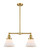 Franklin Restoration LED Island Pendant in Satin Gold (405|209SGG41LED)