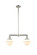 Franklin Restoration Two Light Island Pendant in Polished Nickel (405|209PNG531)