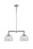 Franklin Restoration Two Light Island Pendant in Polished Chrome (405|209PCG72)