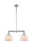 Franklin Restoration Two Light Island Pendant in Polished Chrome (405|209PCG71)
