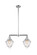 Franklin Restoration Two Light Island Pendant in Polished Chrome (405|209PCG6647)