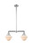 Franklin Restoration Two Light Island Pendant in Polished Chrome (405|209PCG531)
