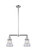Franklin Restoration Two Light Island Pendant in Polished Chrome (405|209PCG192)