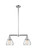 Franklin Restoration Two Light Island Pendant in Polished Chrome (405|209PCG172)
