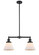 Franklin Restoration Two Light Island Pendant in Oil Rubbed Bronze (405|209OBG41)