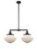Franklin Restoration LED Island Pendant in Matte Black (405|209BKG541LED)