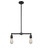 Franklin Restoration Two Light Island Pendant in Matte Black (405|209BK)