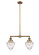 Franklin Restoration LED Island Pendant in Brushed Brass (405|209BBG6647LED)