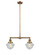 Franklin Restoration LED Island Pendant in Brushed Brass (405|209BBG534LED)