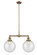 Franklin Restoration LED Island Pendant in Brushed Brass (405|209BBG20410LED) Franklin Restoration LED Island Pendant in Brushed Brass (405|209BBG20410LED)