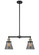 Franklin Restoration LED Island Pendant in Black Antique Brass (405|209BABG63LED)