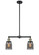 Franklin Restoration LED Island Pendant in Black Antique Brass (405|209BABG53LED)