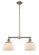 Franklin Restoration LED Island Pendant in Antique Brass (405|209ABG71LED)