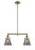 Franklin Restoration LED Island Pendant in Antique Brass (405|209ABG63LED)