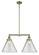 Franklin Restoration LED Island Pendant in Antique Brass (405|209ABG42LLED)