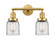 Franklin Restoration Two Light Bath Vanity in Satin Gold (405|208SGG52)