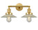 Franklin Restoration Two Light Bath Vanity in Satin Gold (405|208SGG2)