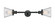 Franklin Restoration Two Light Bath Vanity in Matte Black (405|208LBKG62)