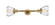 Franklin Restoration LED Bath Vanity in Brushed Brass (405|208LBBG172LED)