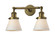 Franklin Restoration Two Light Bath Vanity in Brushed Brass (405|208BBG61)