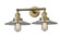 Franklin Restoration LED Bath Vanity in Brushed Brass (405|208BBG2LED)