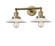 Franklin Restoration Two Light Bath Vanity in Brushed Brass (405|208BBG1)