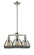 Franklin Restoration Three Light Chandelier in Polished Nickel (405|207PNG173)