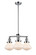 Franklin Restoration Three Light Chandelier in Polished Chrome (405|207PCG321)