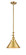 Franklin Restoration One Light Mini Pendant in Satin Gold (405|206SGM10SG)