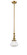 Franklin Restoration LED Mini Pendant in Brushed Brass (405|206BBG322LED)