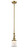 Franklin Restoration One Light Mini Pendant in Brushed Brass (405|206BBG181S)