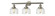 Franklin Restoration Three Light Bath Vanity in Brushed Satin Nickel (405|205SNG72)