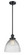 Franklin Restoration One Light Mini Pendant in Matte Black (405|201SBKG222)