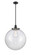 Franklin Restoration One Light Pendant in Matte Black (405|201SBKG20418)