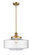 Franklin Restoration One Light Mini Pendant in Brushed Brass (405|201SBBG69216)