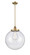 Franklin Restoration One Light Pendant in Brushed Brass (405|201SBBG20416)