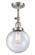 Franklin Restoration One Light Semi-Flush Mount in Brushed Satin Nickel (405|201FSNG2048)