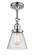 Franklin Restoration One Light Semi-Flush Mount in Polished Chrome (405|201FPCG64)