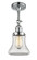 Franklin Restoration One Light Semi-Flush Mount in Polished Chrome (405|201FPCG192)