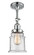 Franklin Restoration One Light Semi-Flush Mount in Polished Chrome (405|201FPCG184)