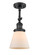 Franklin Restoration LED Semi-Flush Mount in Matte Black (405|201FBKG61LED)