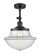Franklin Restoration LED Semi-Flush Mount in Matte Black (405|201FBKG542LED)