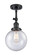 Franklin Restoration One Light Semi-Flush Mount in Matte Black (405|201FBKG2048)