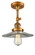 Franklin Restoration LED Semi-Flush Mount in Brushed Brass (405|201FBBG2LED)