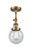 Franklin Restoration LED Semi-Flush Mount in Brushed Brass (405|201FBBG2046LED)