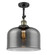 Franklin Restoration LED Semi-Flush Mount in Black Antique Brass (405|201FBABG73LLED)