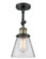 Franklin Restoration One Light Semi-Flush Mount in Black Antique Brass (405|201FBABG62)