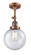 Franklin Restoration LED Semi-Flush Mount in Antique Copper (405|201FACG2048LED)