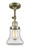 Franklin Restoration LED Semi-Flush Mount in Antique Brass (405|201FABG192LED)